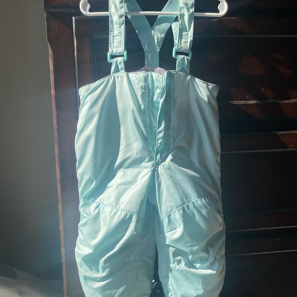 Light Blue Snow Bib Overalls
